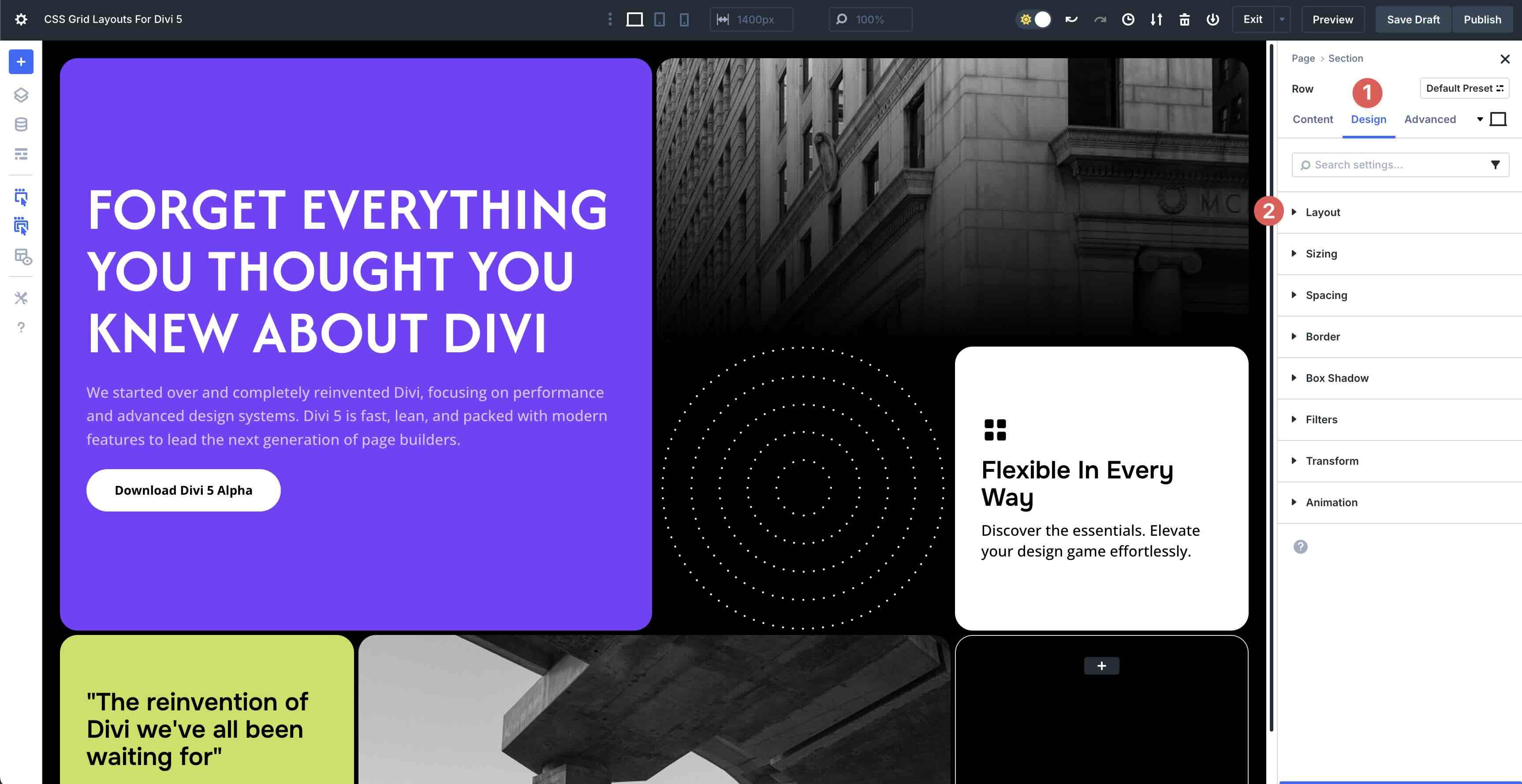 CSS Grid Layouts For Divi 5