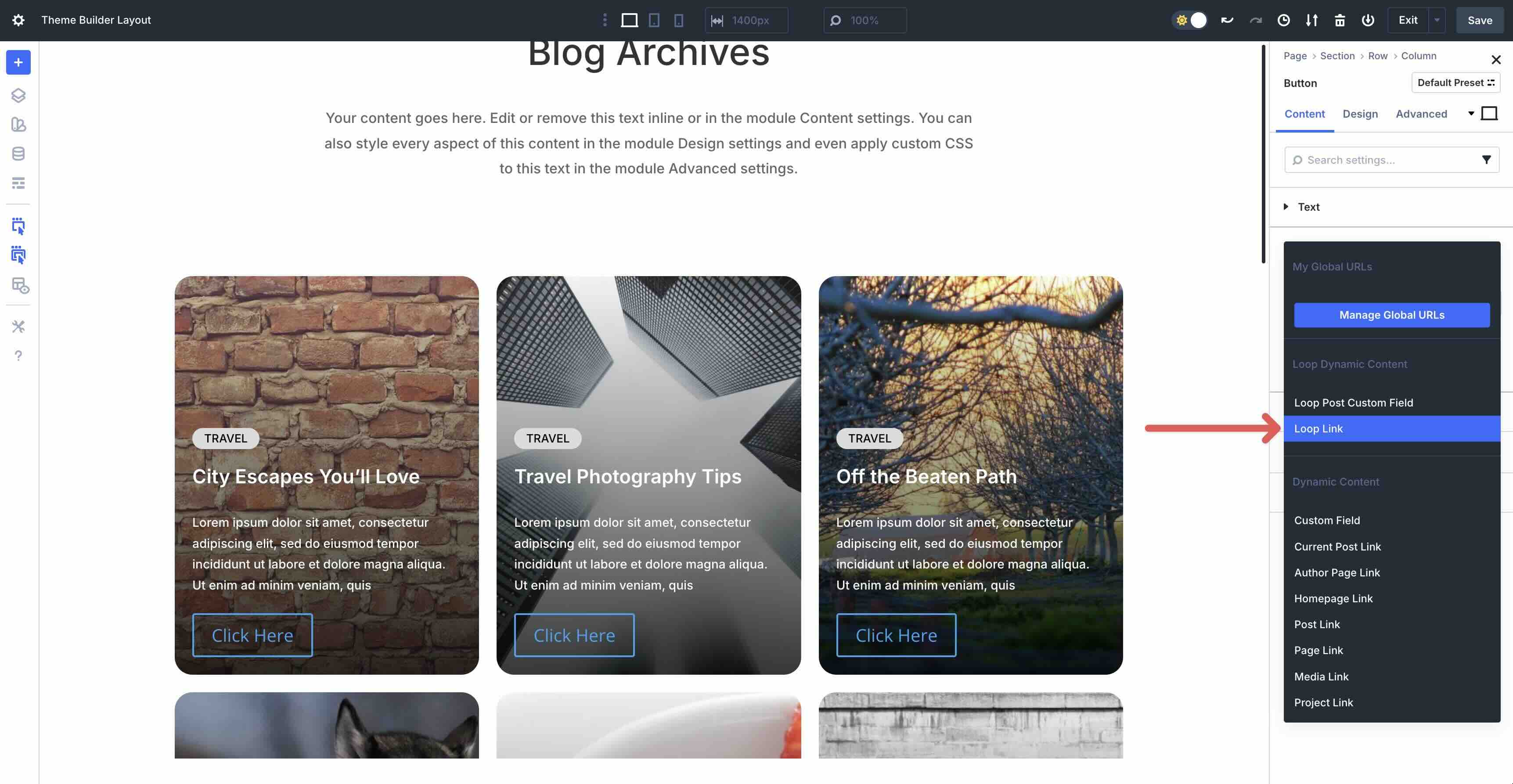Divi 5 Loop Builder and Theme Builder