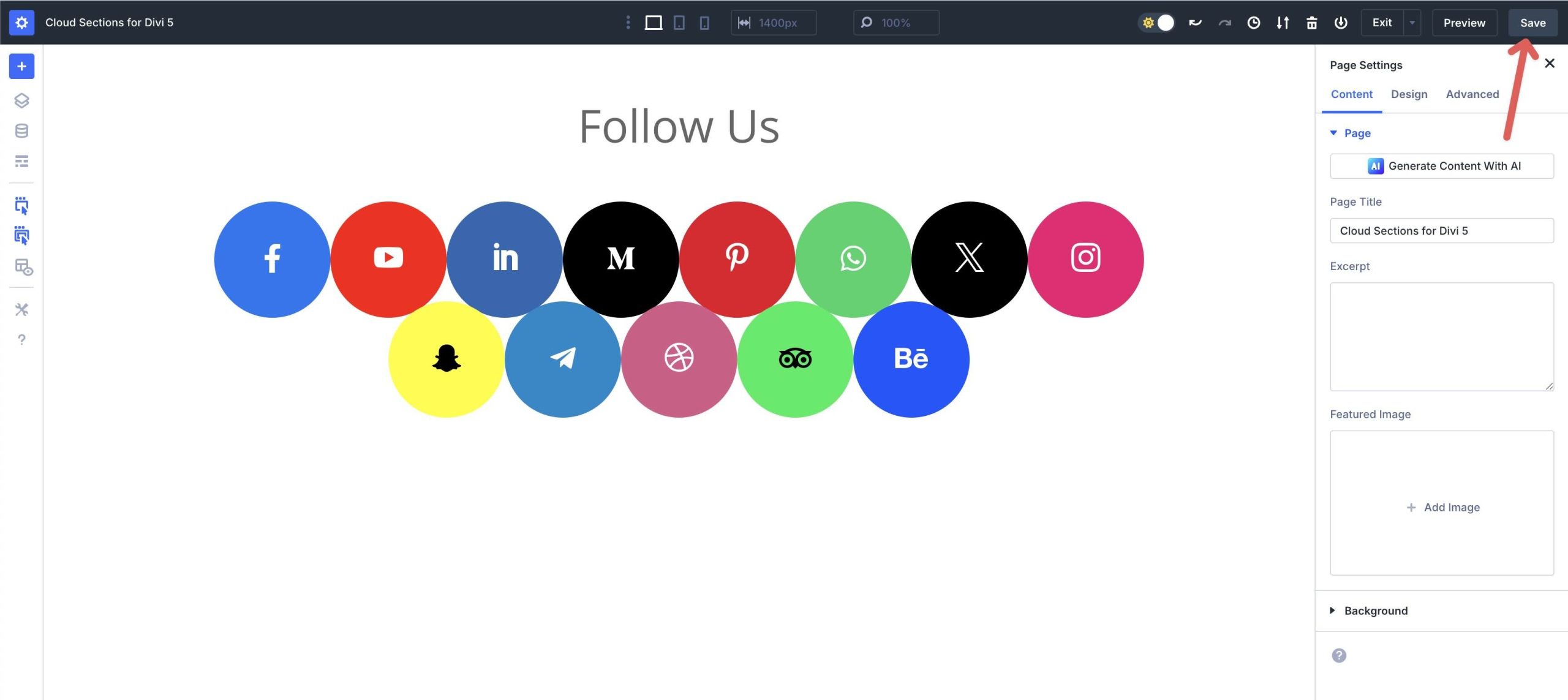 Cloud Sections For Divi 5
