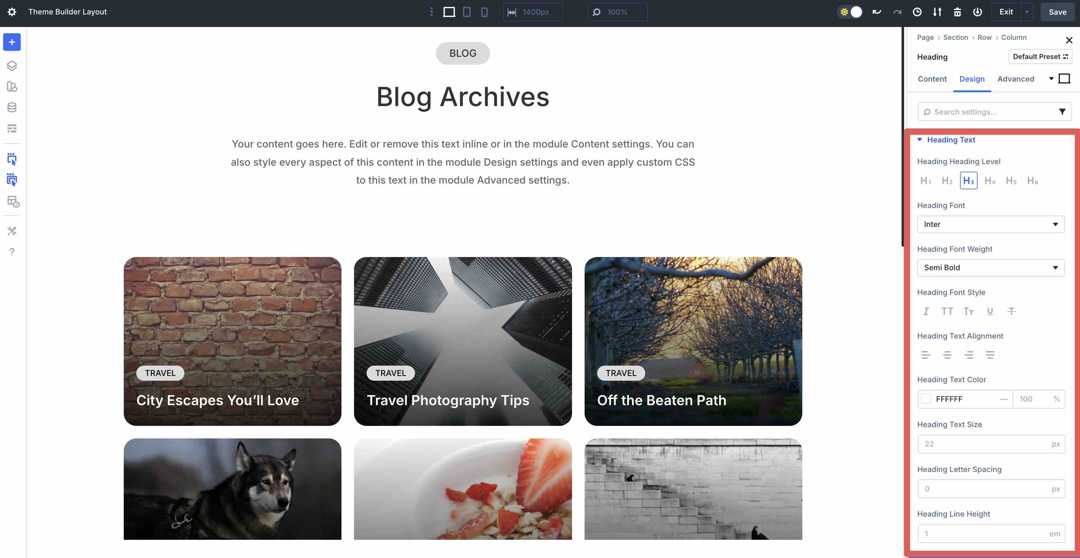 Divi 5 Loop Builder and Theme Builder