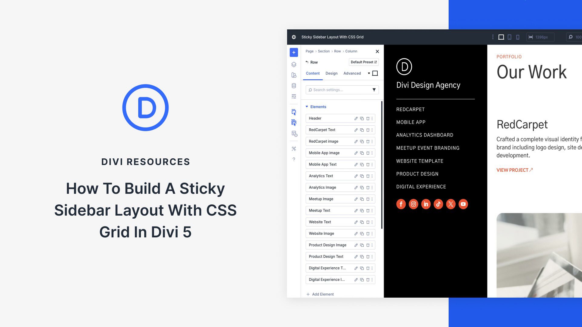 How To Build A Sticky Sidebar Layout With CSS Grid In Divi 5