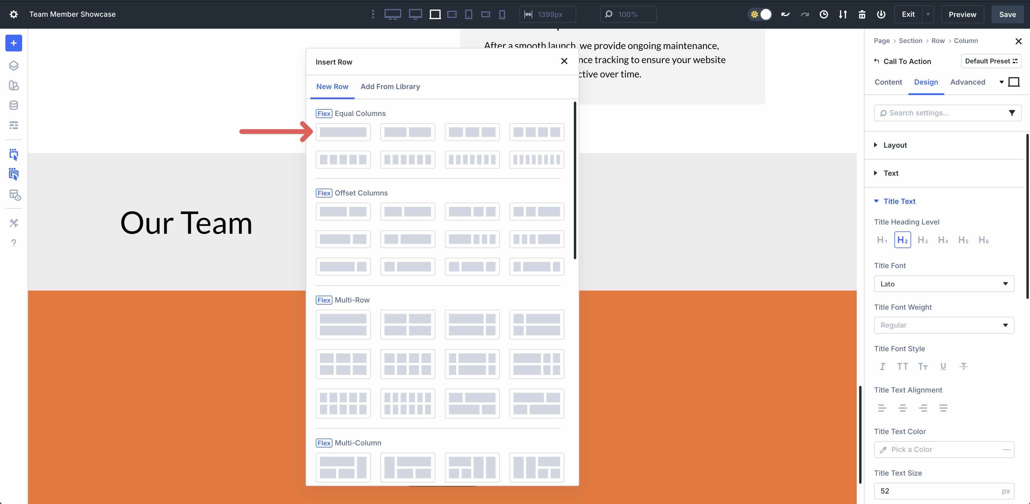 build a team directory using Loop Builder