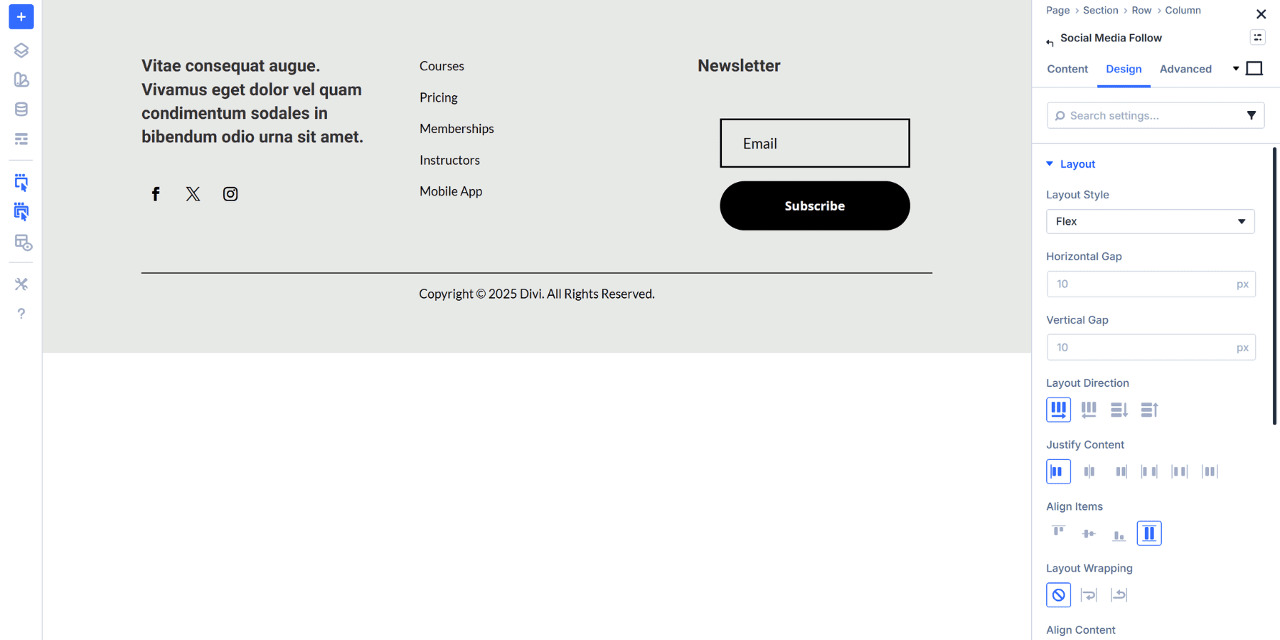 A screenshot of building a builder in Divi 5