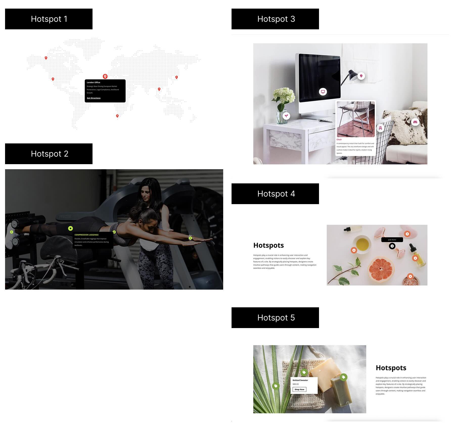 Hotspot designs for Divi 5