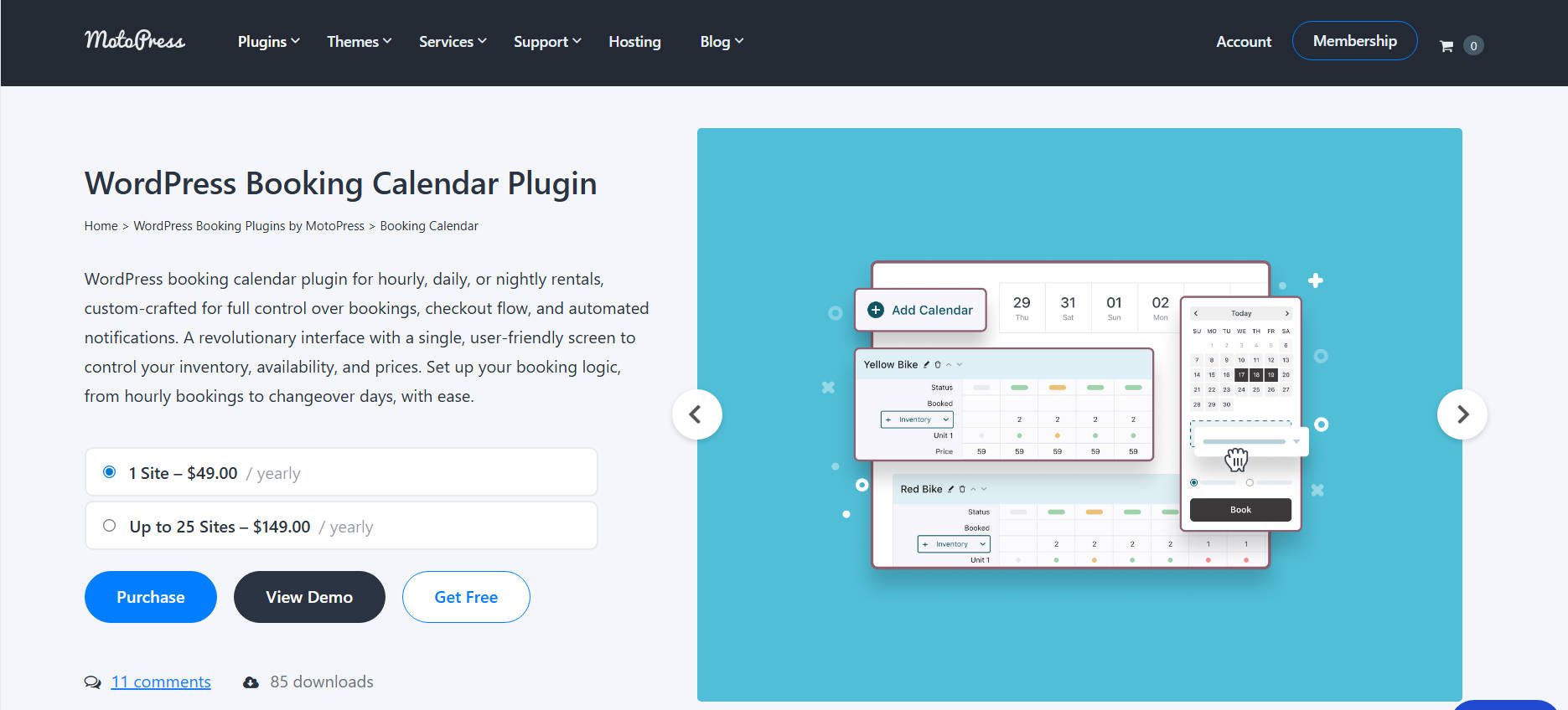 MotoPress Booking Calendar LP - Jan 2026