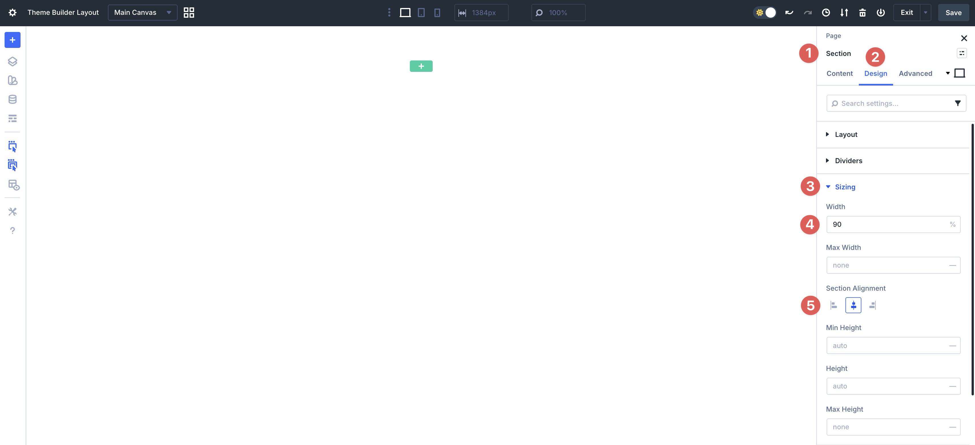 adjust row width in Divi 5
