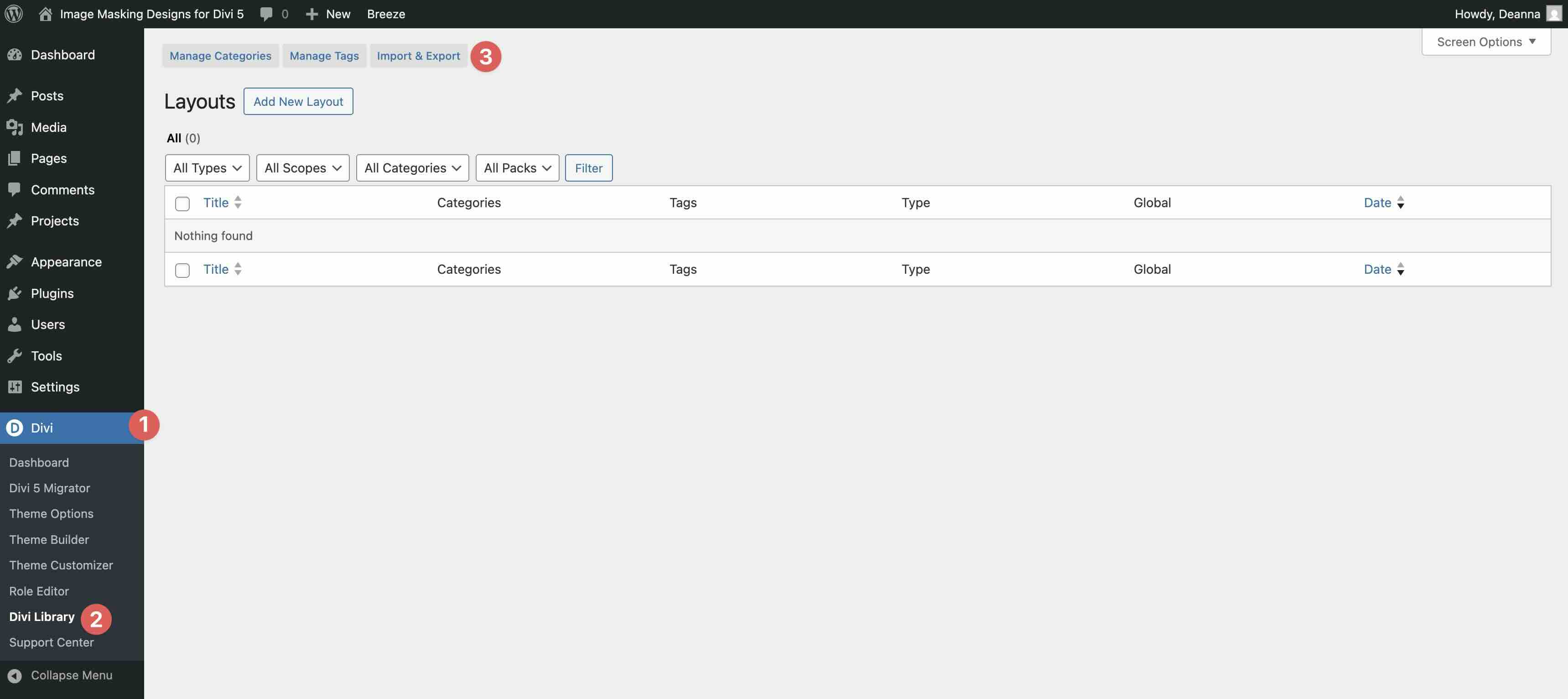 image masking designs for Divi 5