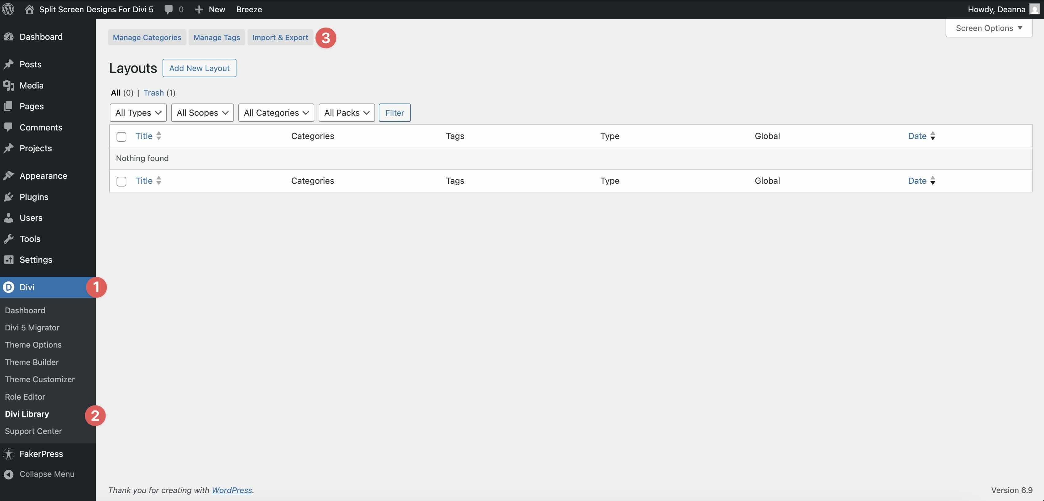 Divi 5 library items