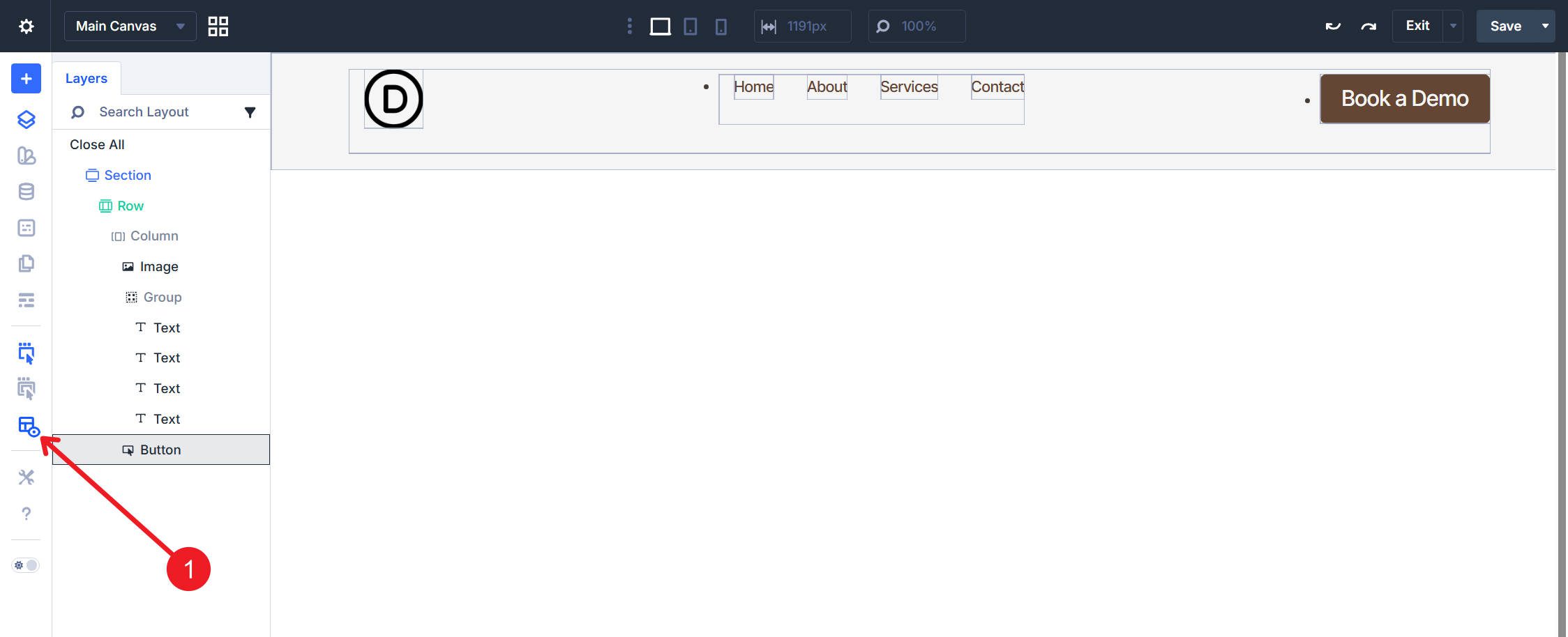 Turn on X-Ray mode to see the boundaries of each element