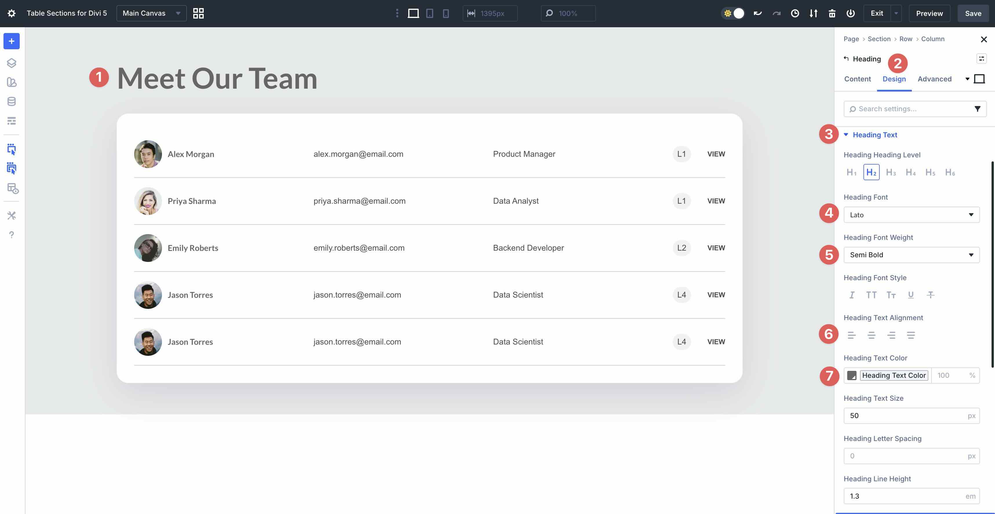 edit text modules in Divi 5