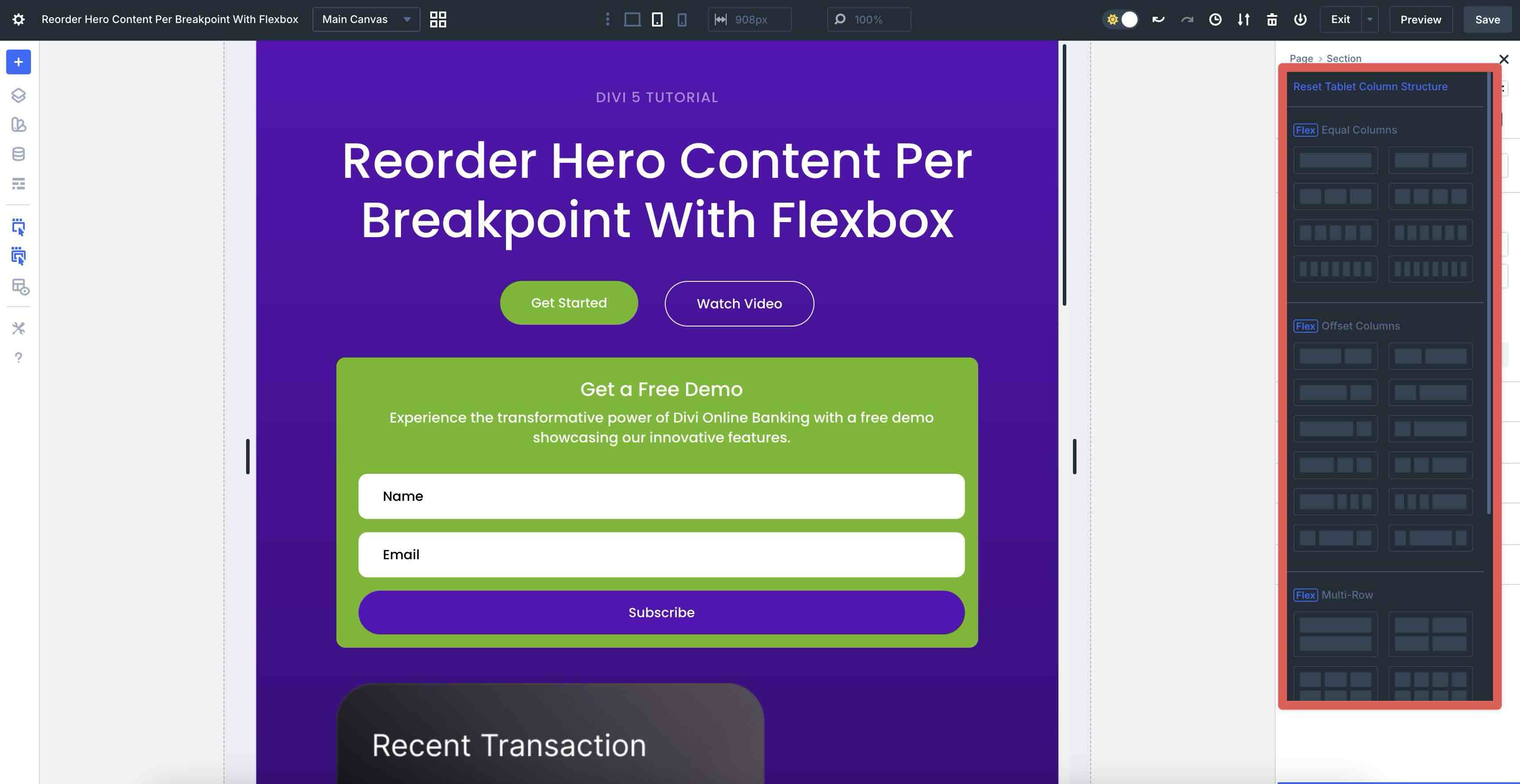Divi 5 Structure Templates