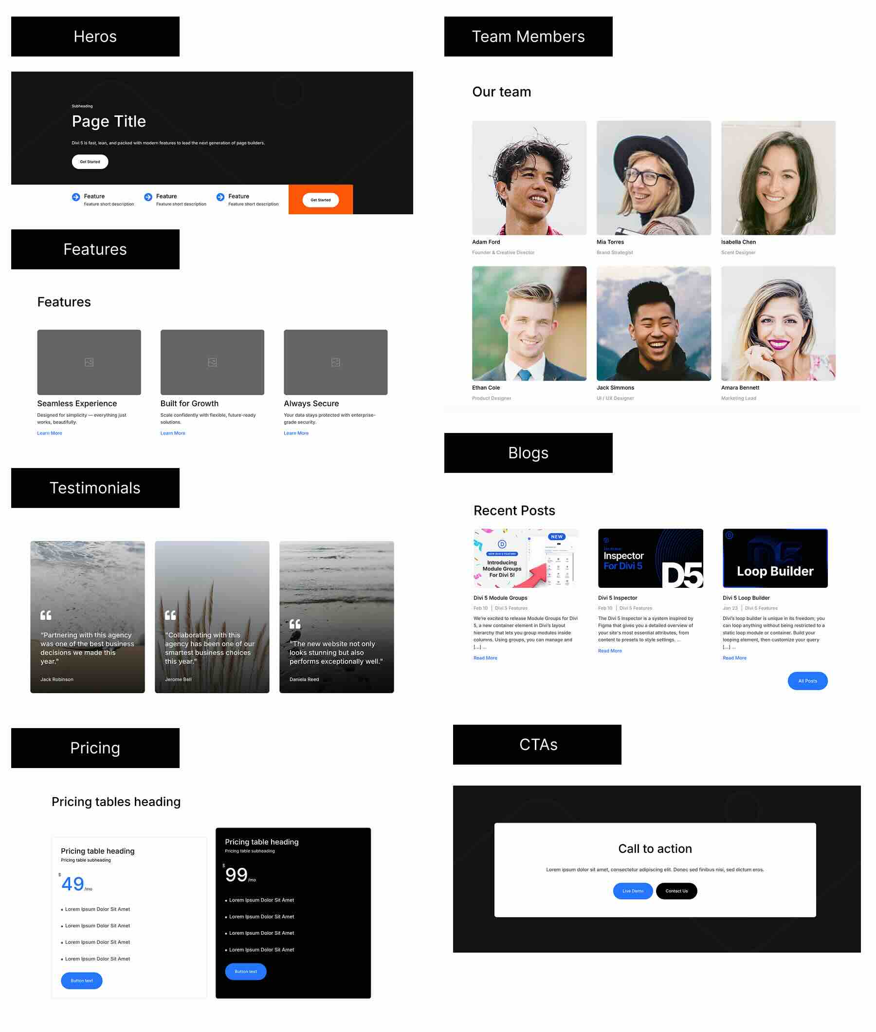Divi 5 Design System