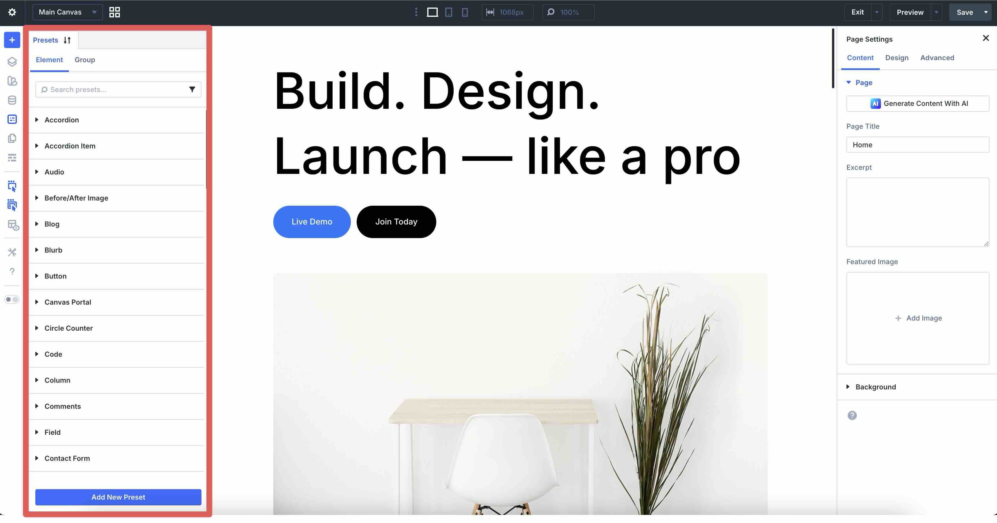 divi 5 preset manager