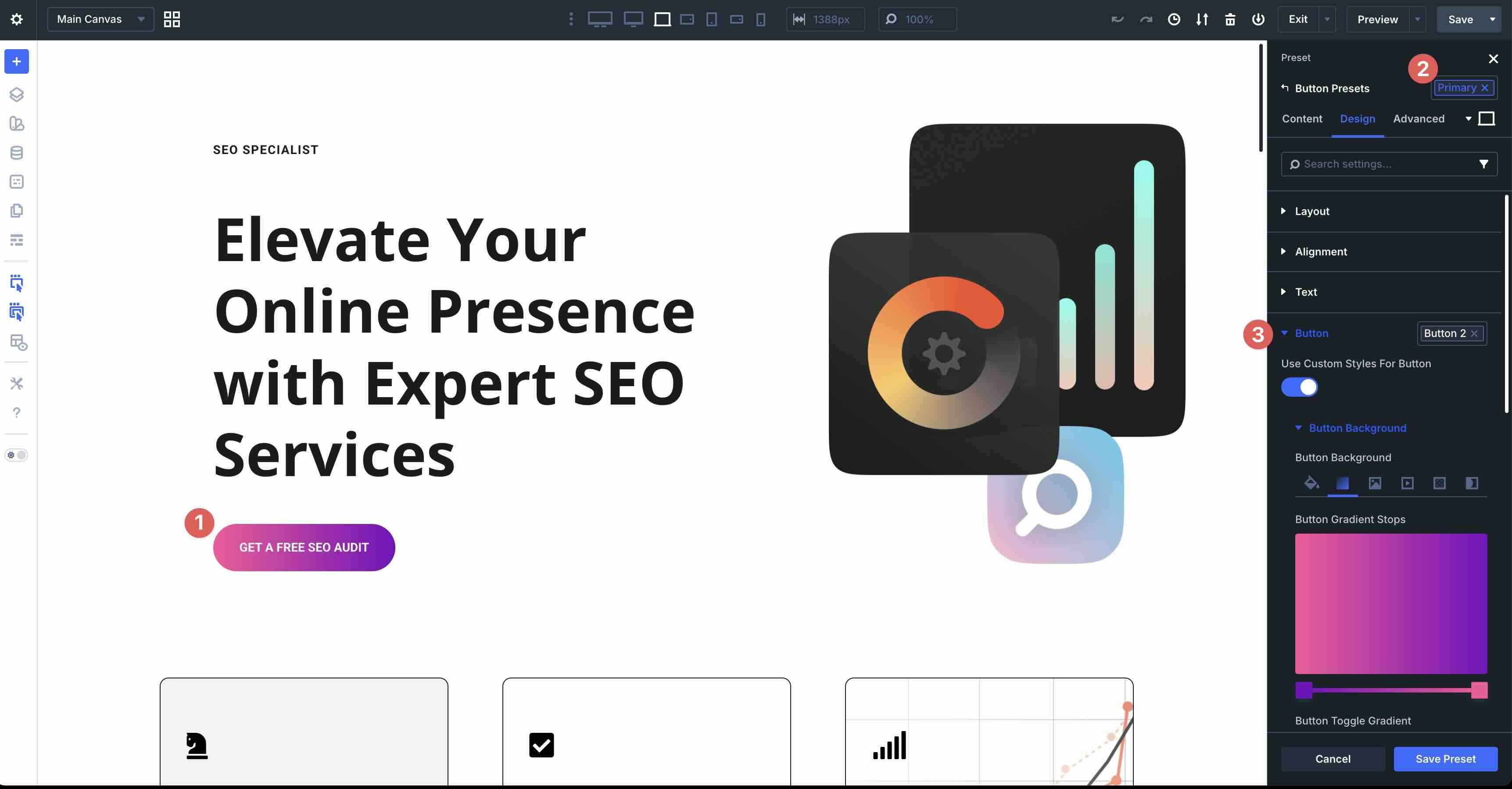 working with presets