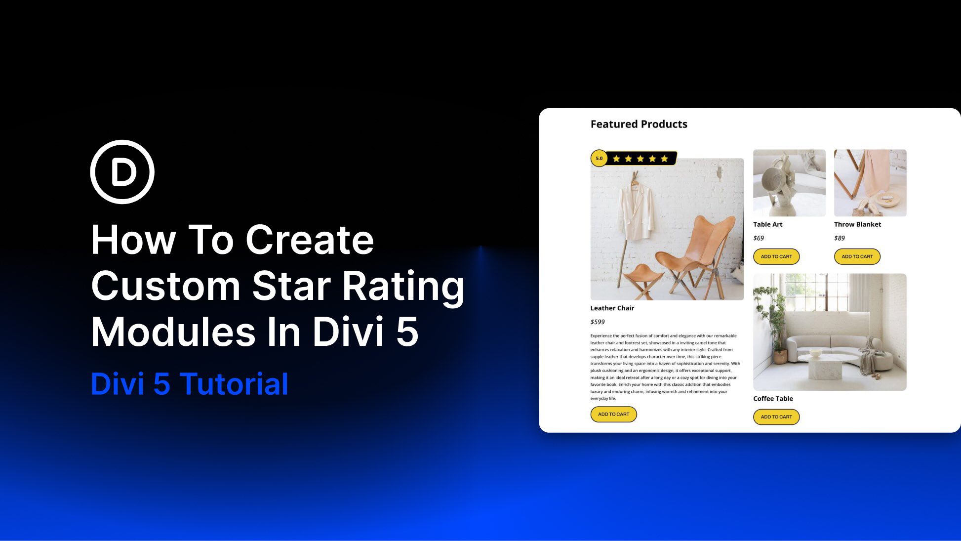 How To Create Custom Star Rating Modules In Divi 5