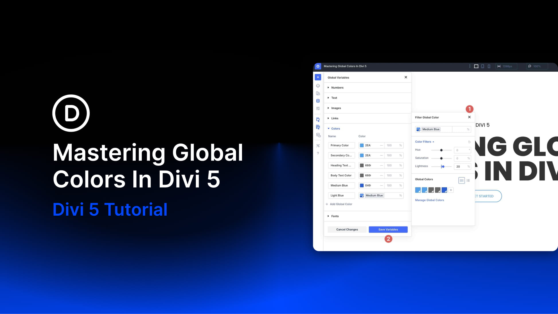 Mastering Global Colors In Divi 5