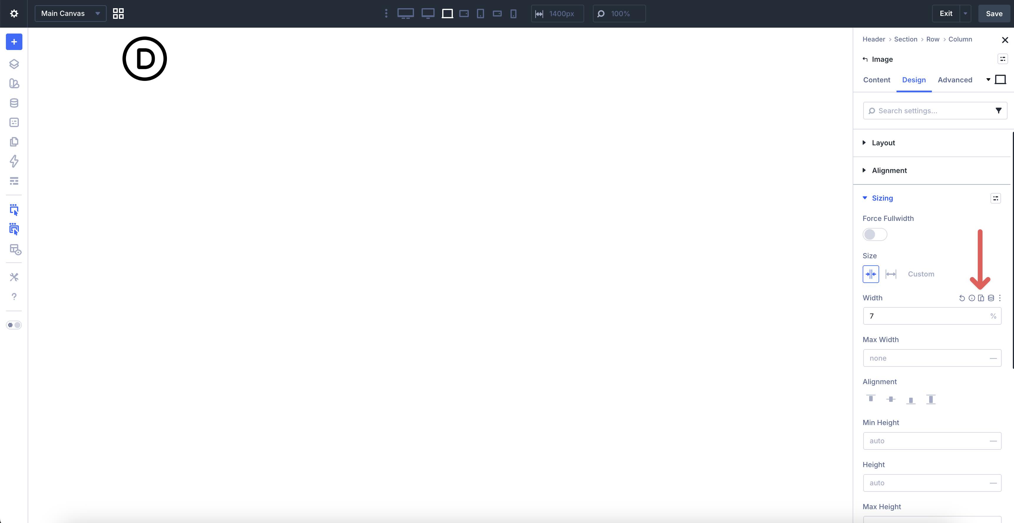 responsive editing in Divi 5