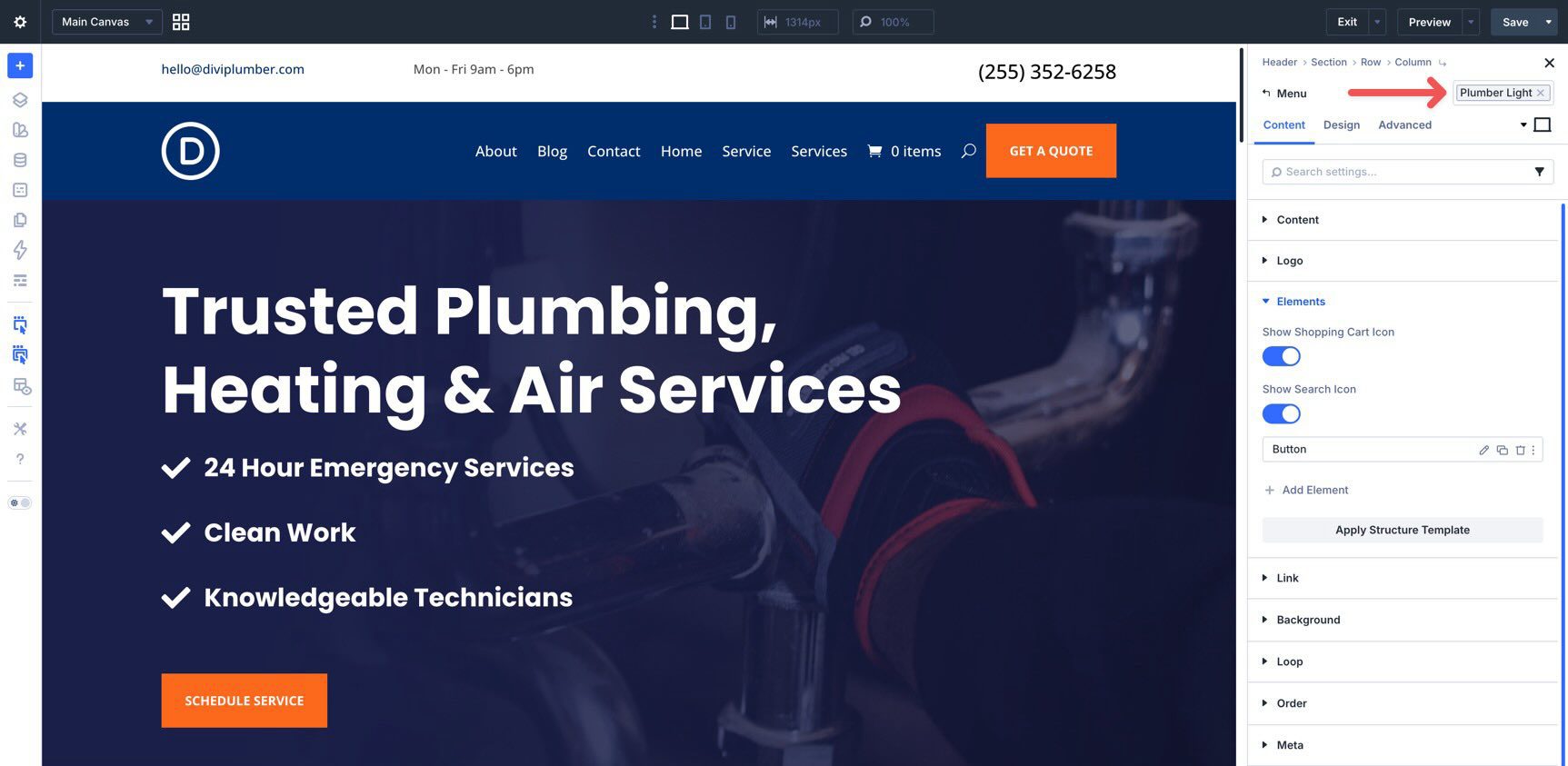 element presets in Divi 5