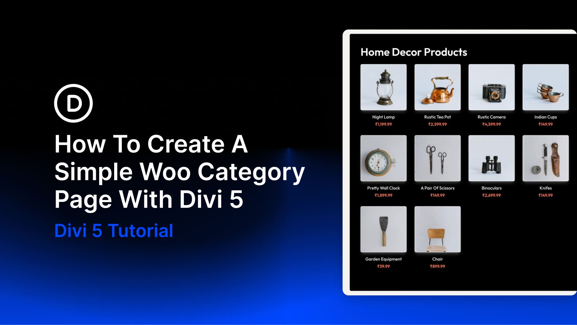 How To Create A Simple Woo Category Page With Divi 5
