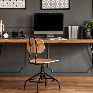Wooden Desk & Chair
