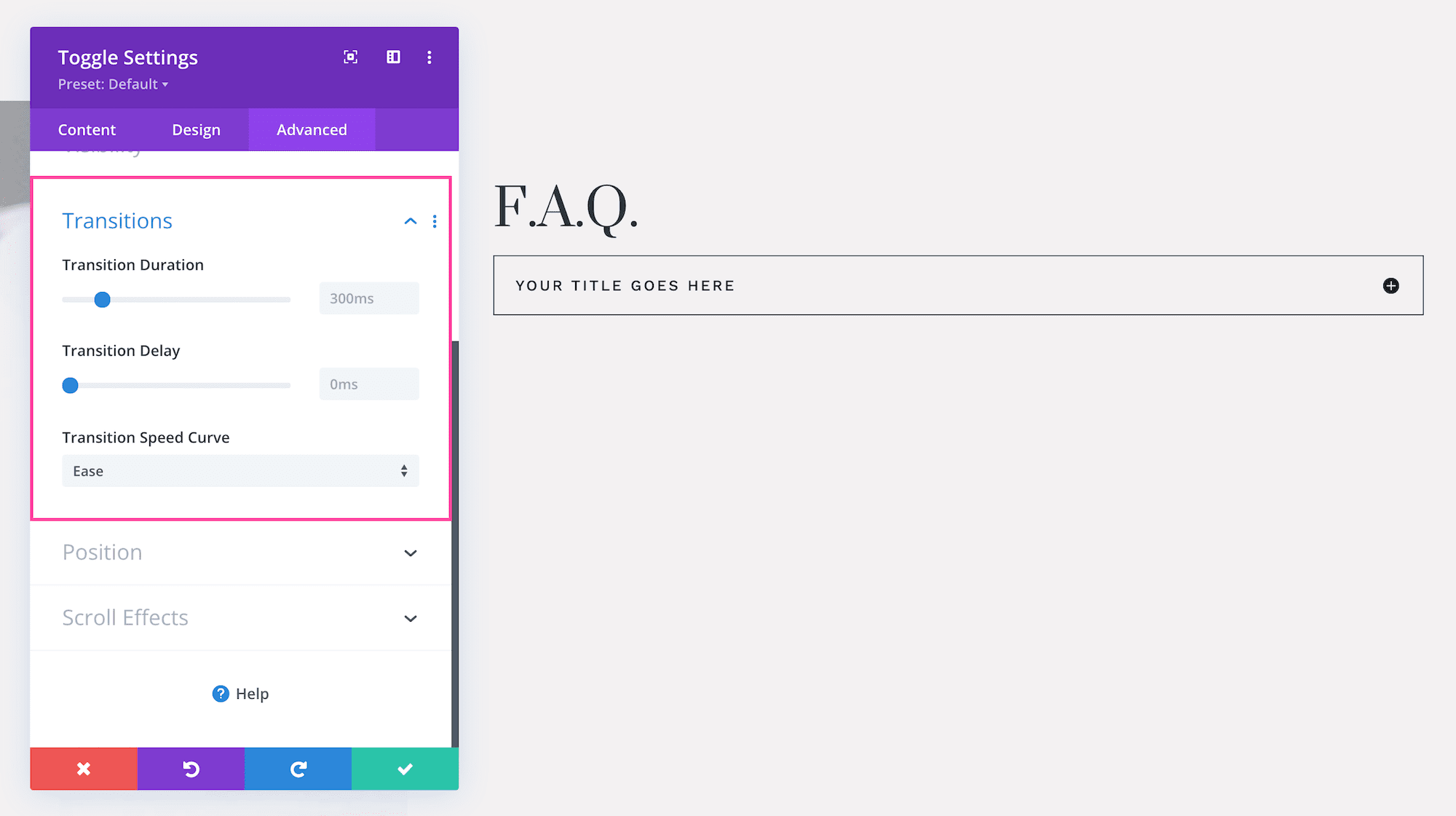 How to use the Divi Toggle Module