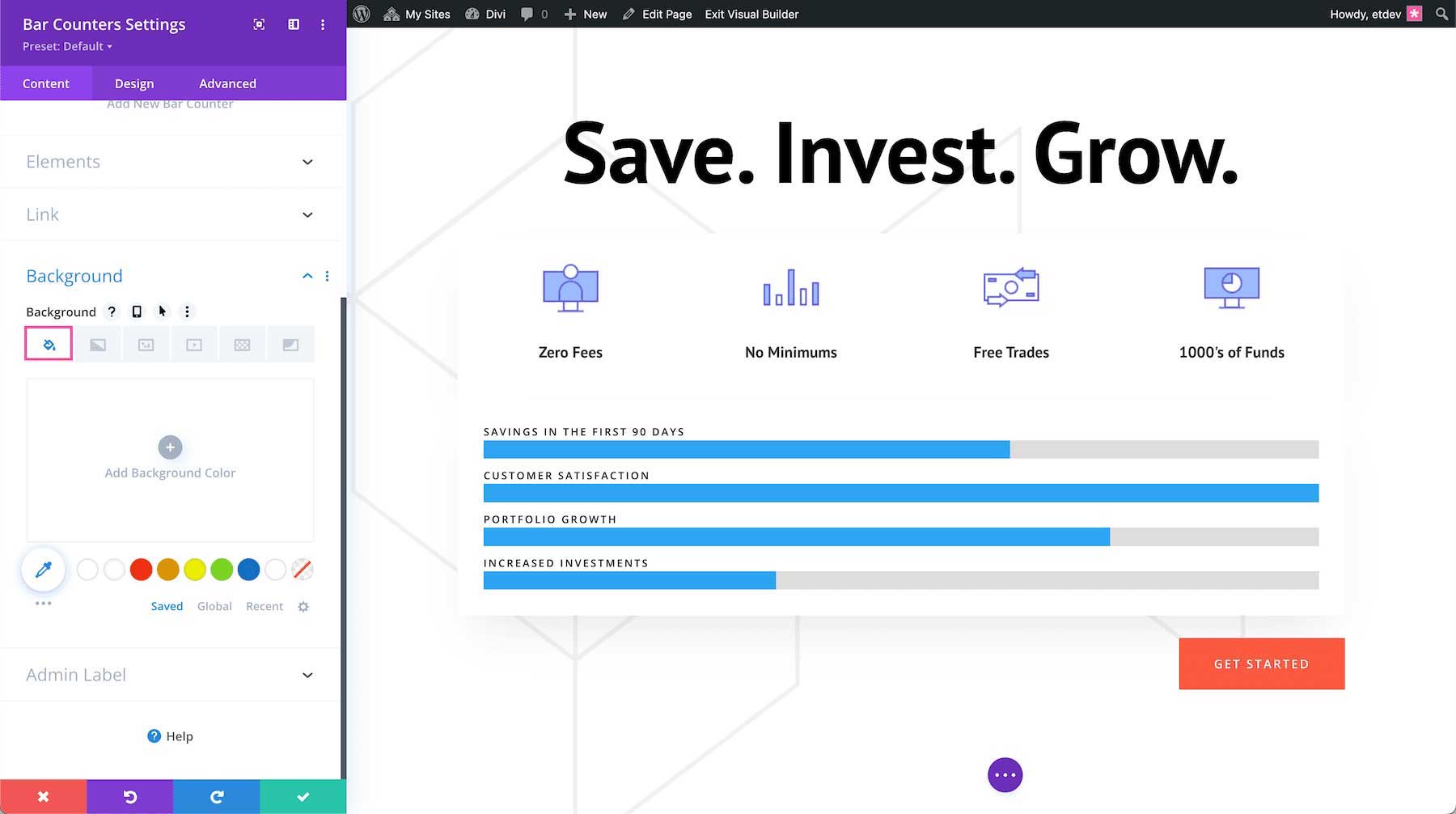 How to add a background color