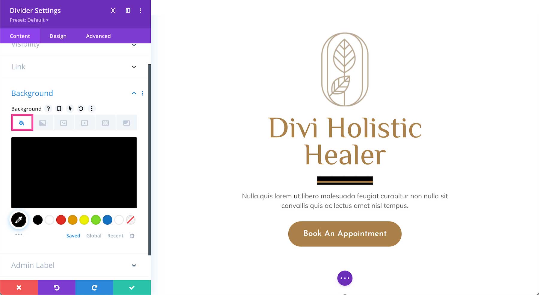 How to add a background color