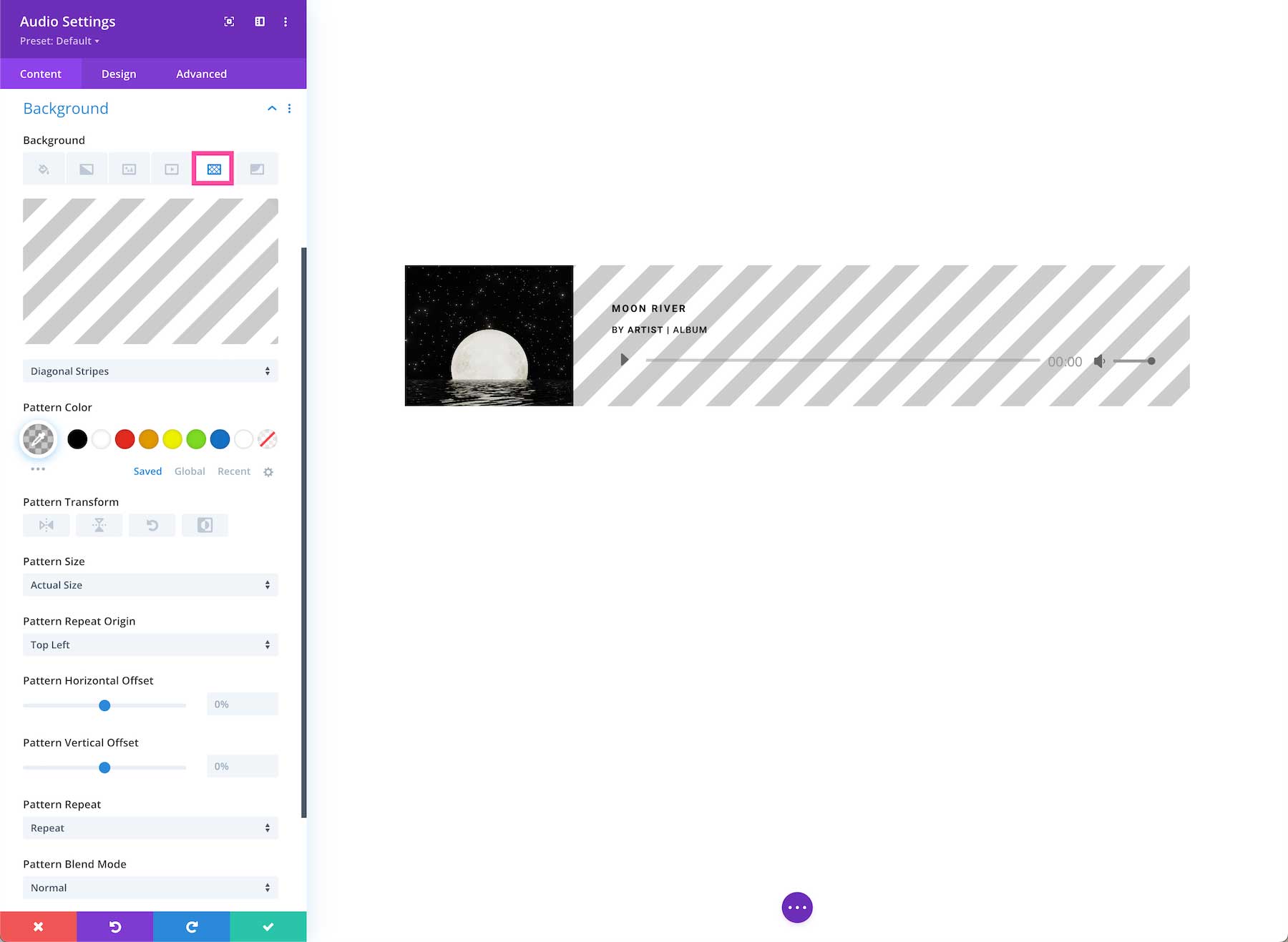 How to add a background pattern