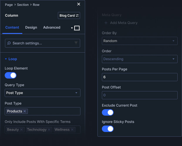 Loop Builder Queries