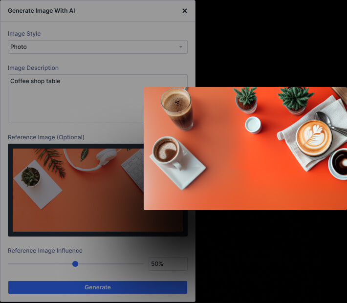Divi AI Reference Image