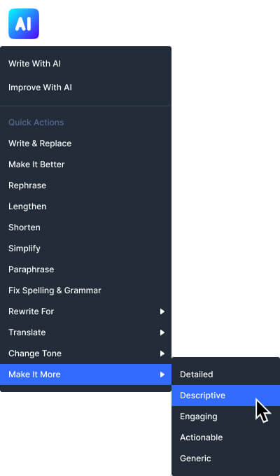 Divi AI Text Improvement