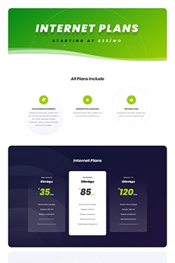 Internet Service Provider Layout Preview