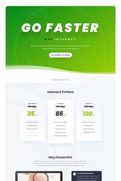 Internet Service Provider Layout Preview