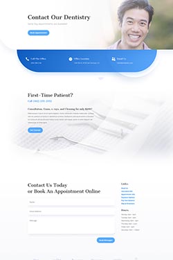 Dentist Layout Preview