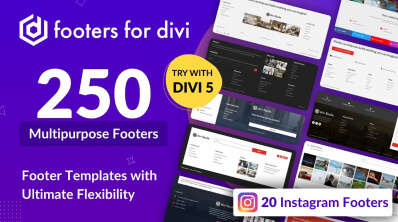 Footers for Divi