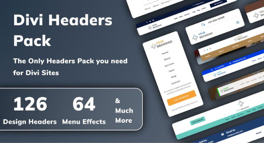 Divi Headers Pack