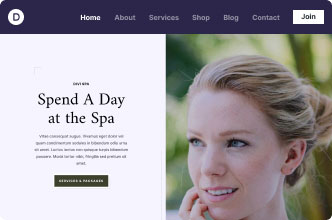 Divi Quick Sites Menus and Pages