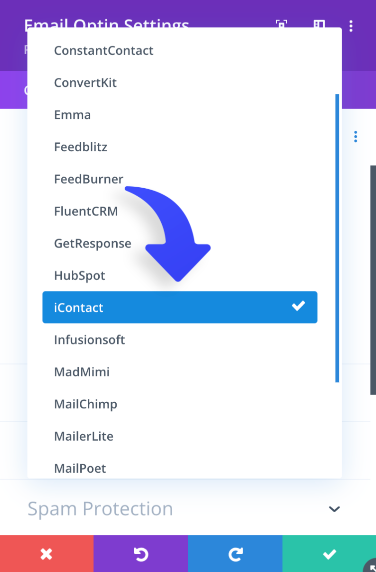 iContact Screenshot 2