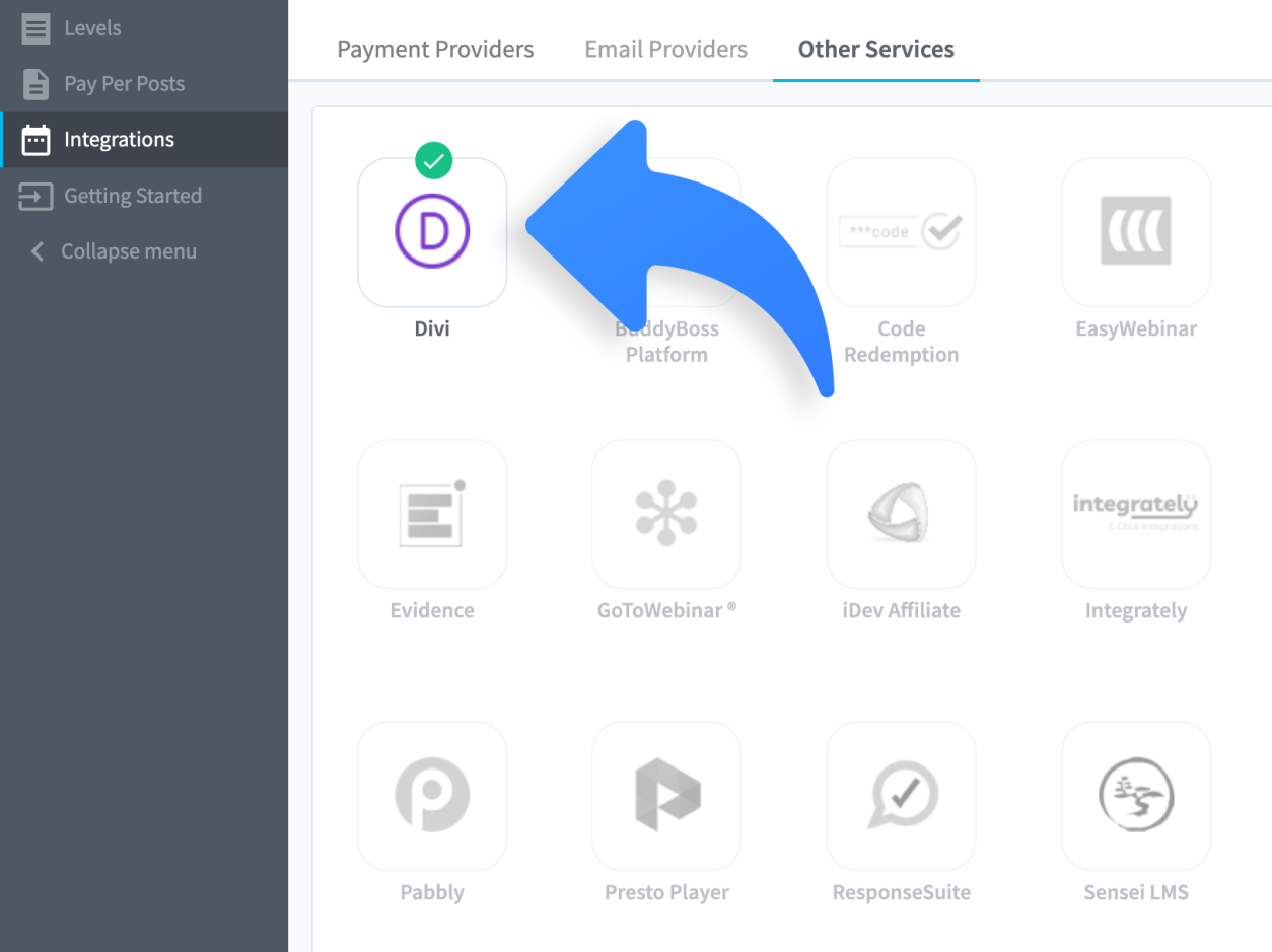 WishlistMember Screenshot 1