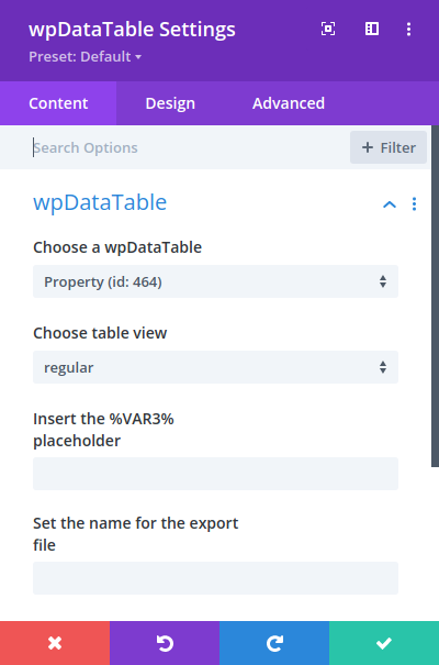 wpDataTables Screenshot 1