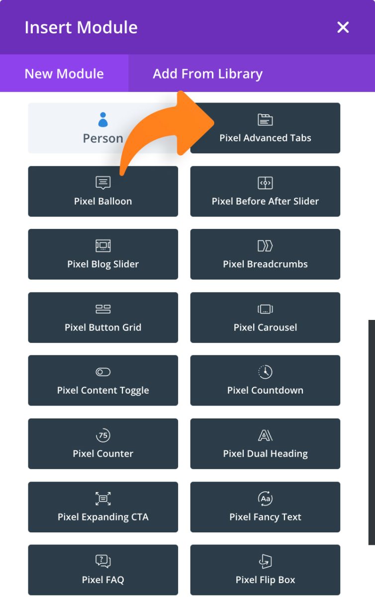 Advanced Tabs Screenshot 1
