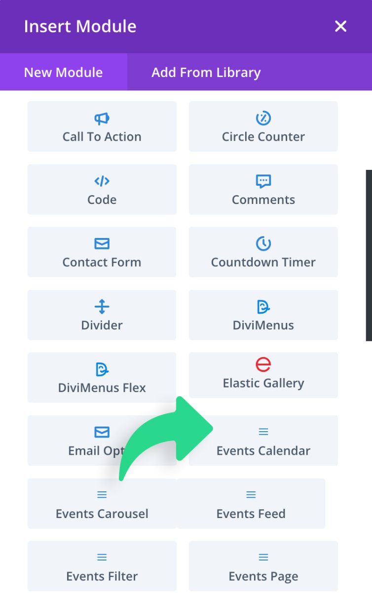 Events Calendar Screenshot 1