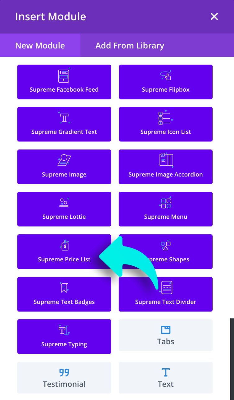 Price List Screenshot 1