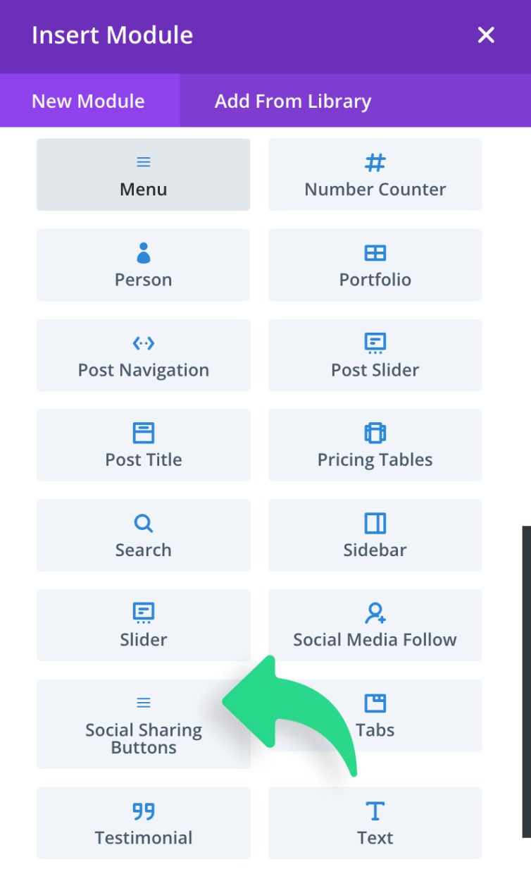 Social Sharing Screenshot 1
