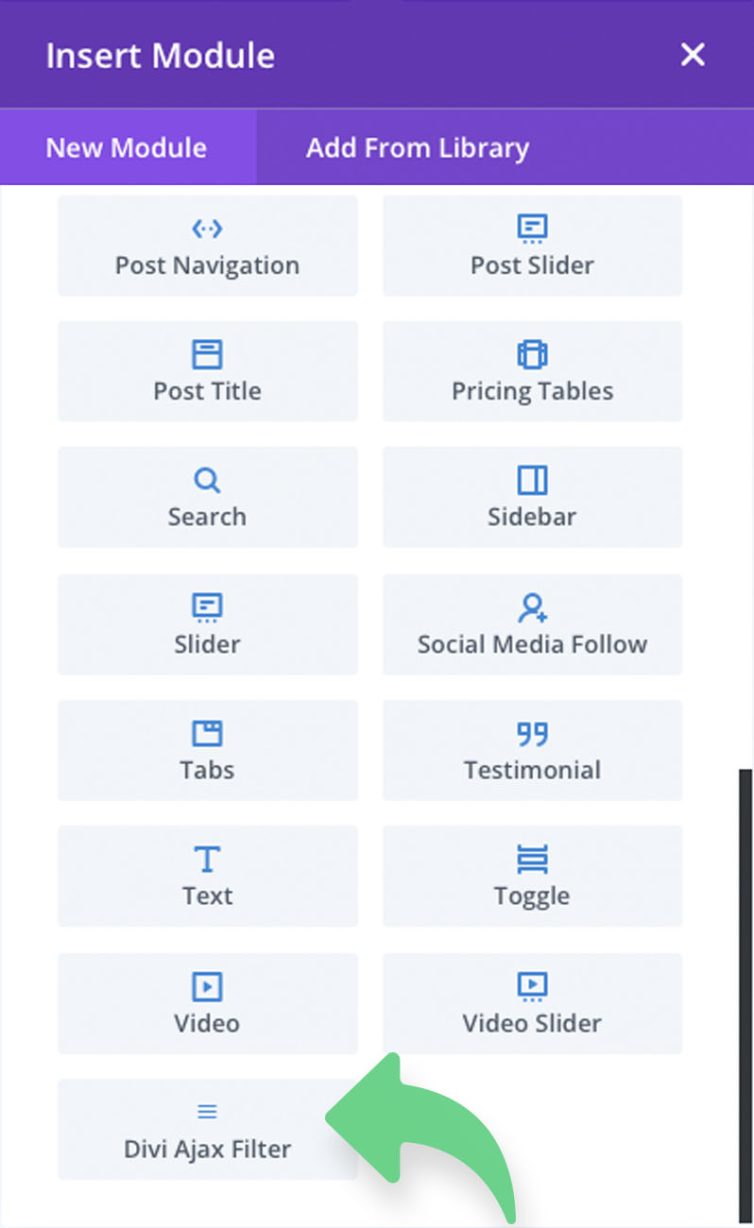 Ajax Filter Screenshot 1