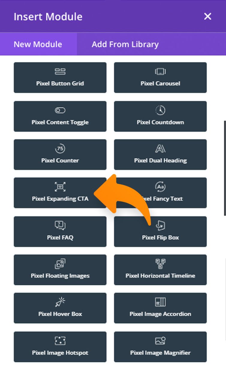 Expanding CTA Screenshot 1